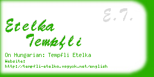 etelka tempfli business card
